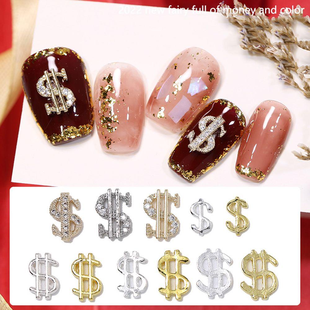 Needway   3D Dolar Nail Art Dekorasi Fashion Kristal Kuku Berlian Imitasi Perlengkapan Kuku Perhiasan Kuku