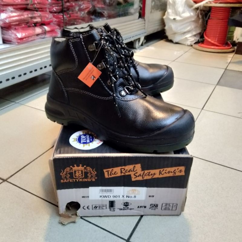 SEPATU SAFETY KINGS KWD 901X ORIGINAL / Sepatu Kerja Safety King 901x Pria Kulit Asli