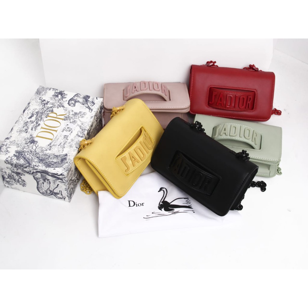 GROSIR TAS MURAH  Tas Dior Jadior Flap Ultra Matte Mini Seprem Box 6652-1