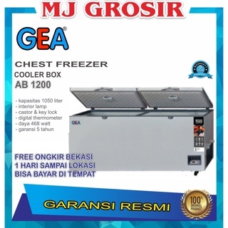 GEA AB 1200 CHEST FREEZER BOX 1200 L LEMARI PEMBEKU 1200 LITER BY GEA