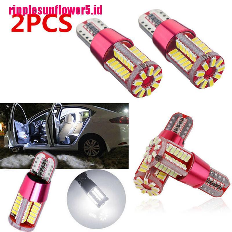 2pcs Lampu LED T10 57SMD 3014 Canbus Untuk Penanda Parkir Mobil