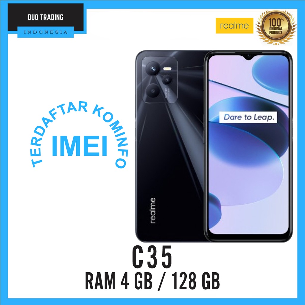 REALME C35 RAM 4/128 GB | REALME C 35 RAM 4/64 GB GARANSI RESMI