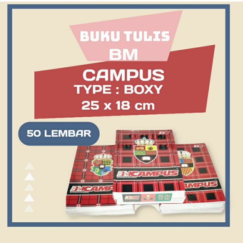 

BUKU TULIS BMC CAMPUS 50 LEMBAR