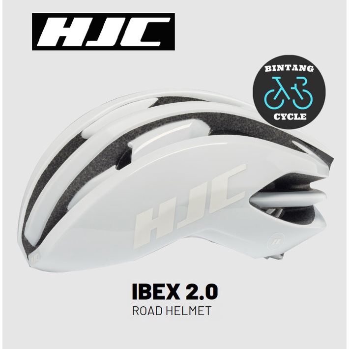Helm Sepeda HJC HELMET IBEX 2.0 MATT GLOSS WHITE - HJC ROAD HELMET