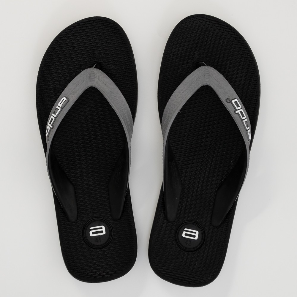 Ando Official Sandal Thunder Pria Dewasa - Hitam Abu