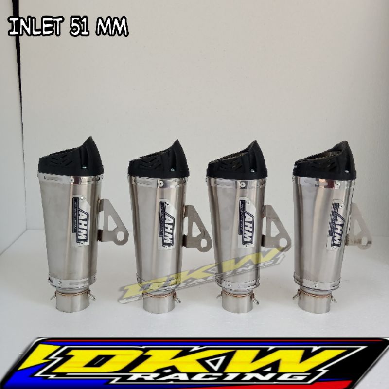 Knalpot Racing AHM Underbond Jupiter Vega Supra Blade Revo Smash Shogun Grand Legenda dll-8