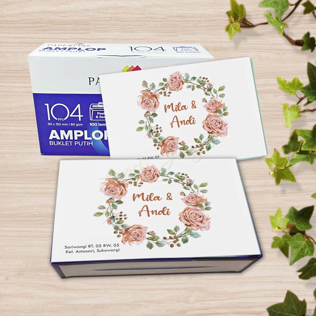 

Kondangan lebih terkesan dan simpel I Amplop kondangan costom murah elegan unik