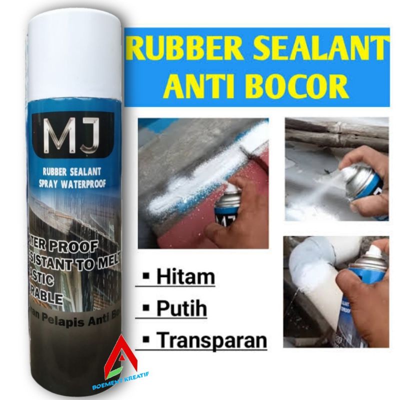 Semprotan Anti Bocor / Anti Bocor Semprot / Rubber Sealant Spray / Anti Bocor Atap Rumah / Spray Ajaib