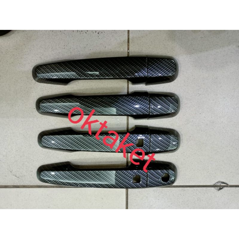 cover handle all new pajero full carbon