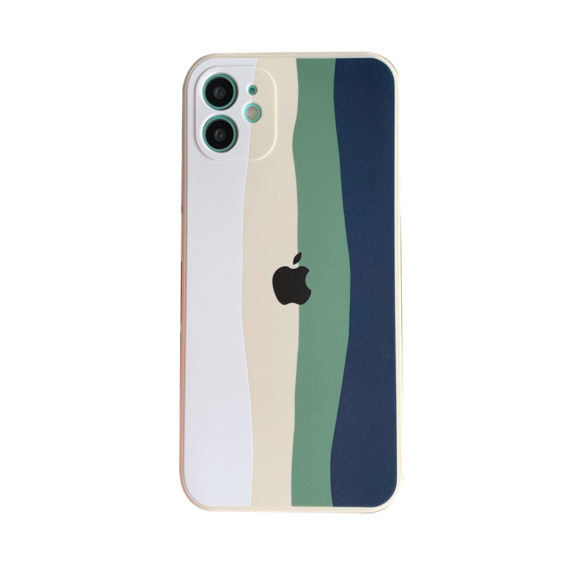 Casing Iphone 12 Pro Max 11 8plus 7plus 6 6s Plus 7 8 Se X Xr Xs Max 11pro Max Motif Pelangi-Y3