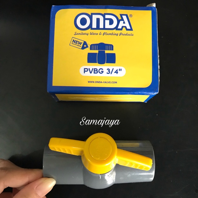 BALLVALVE PVC  ONDA 3/4 PVBG. Stopkran pvc ONDA . ballvalve plastik