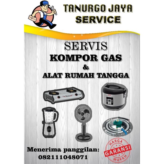 servis kompor gas dll