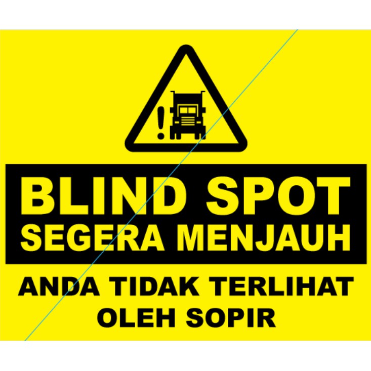 

Sticker Blind Spot Segera Menjauh, Anda Tidak Terlihat Oleh Sopir