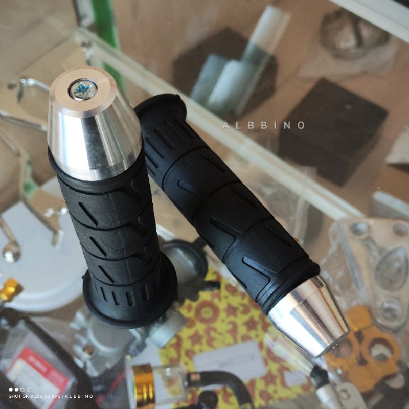 Jual Handgrip Kawasaki Kaze Set Jalu Fu Thunder Hanfat Grip Dan Balancer Satria Shopee Indonesia