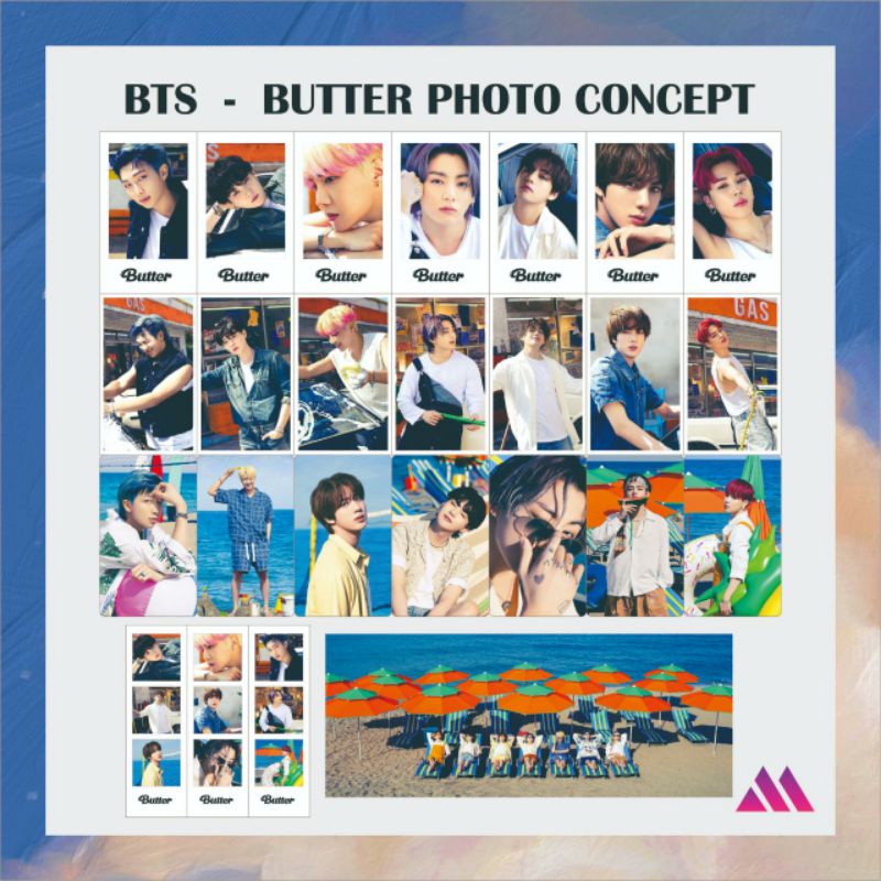 BTS BUTTER PHOTO CONCEPT PUTIH