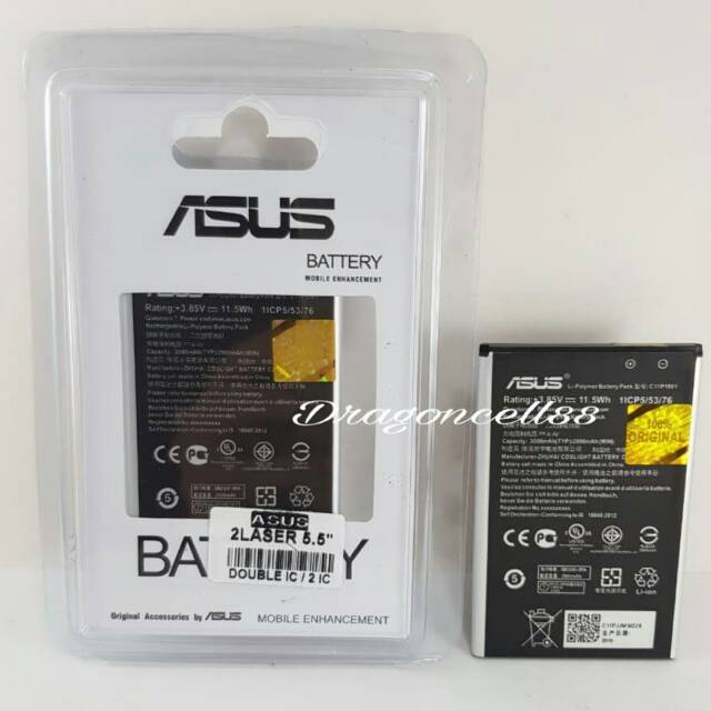 Baterai Asus 2 Laser 5,5in ZD551KL C11P1501 Kualitas ORIGINAL 100%