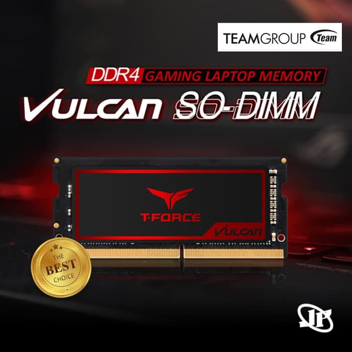 Memory Ram Team T-Force Vulcan Sodimm Ddr4 Pc21300 2666Mhz 16Gb Gaming Murah + Gratis Ongkir