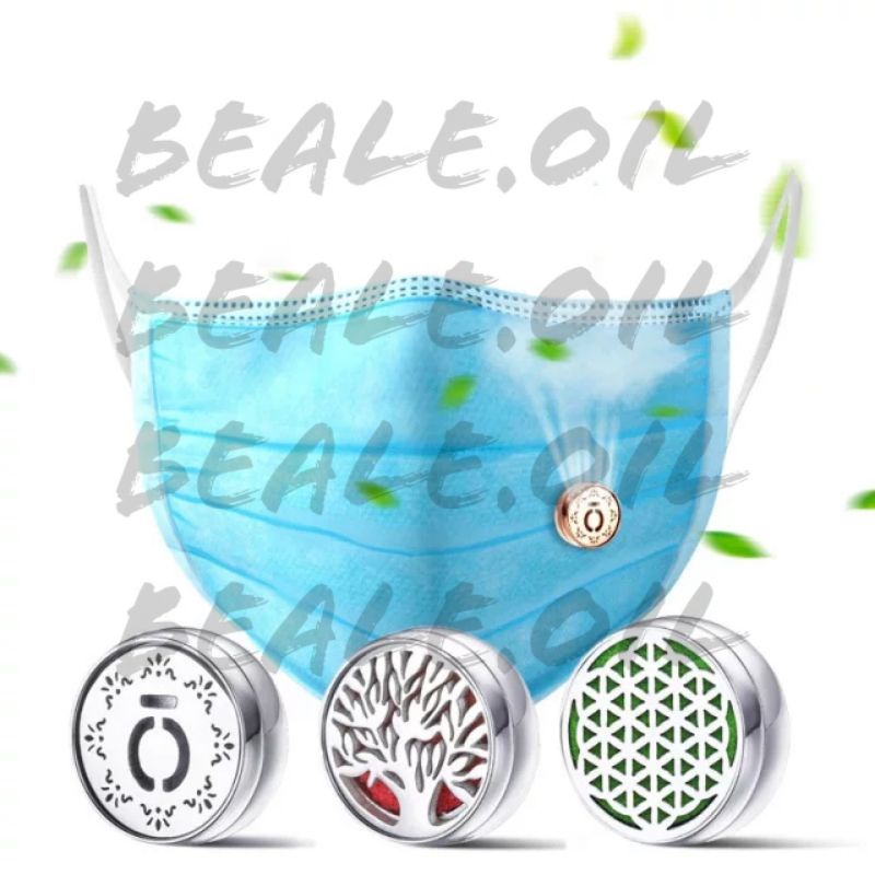 BEALE Pin Masker Klip Diffuser Stainless untuk Masker Magnet FREE 3 pads Pengharum Masker Mask Clip bros magnetic 12mm kecil Mask Diffuser pengharum Mask Diffuser Essential Oil face mask Diffuser Clip Klip Magnetic Masker Aromaterapi Magnet mask patch