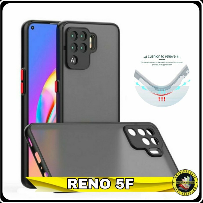 Case oppo Reno 5F Soft Hard case Transparan Akrlik