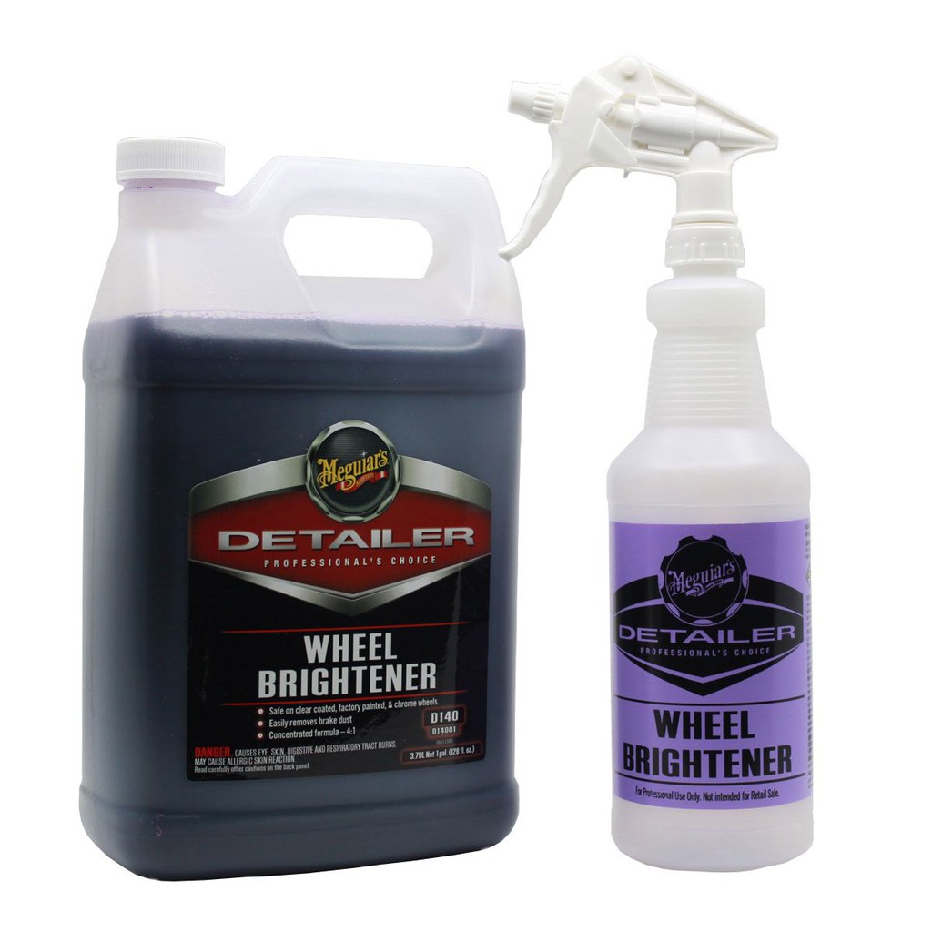 MEGUIARS Wheel Brightener Spray Detailer Bottle 32 oz Botol Kosong Pembersih Pelek Mobil Ban Kolong