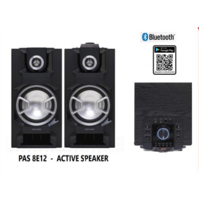 Polytron Speaker Aktif Audio Bluetooth PAS 8E12 PAS8E12 USB Mic Input