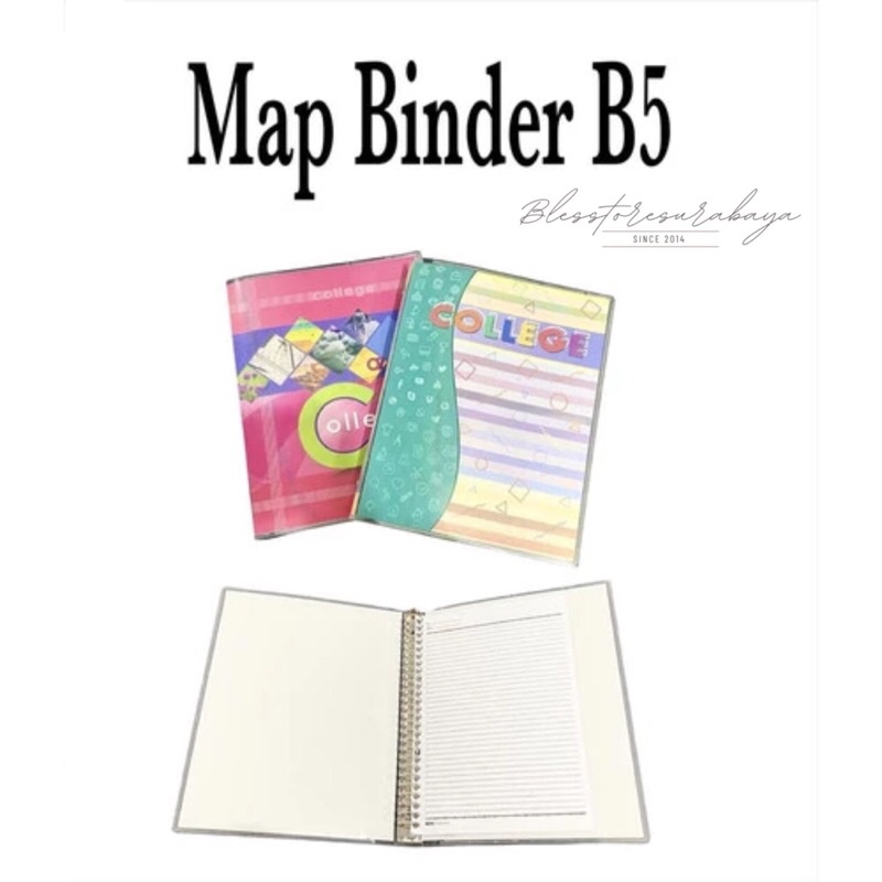 

[BS 762] Map Binder Note B5 Campus / Buku Binder Spiral