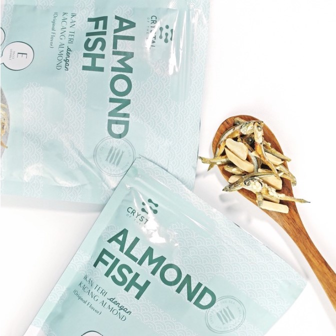 Crystal Of The Sea Almond Fish 80 Gr - Ikan Teri Dengan Kacang Almond