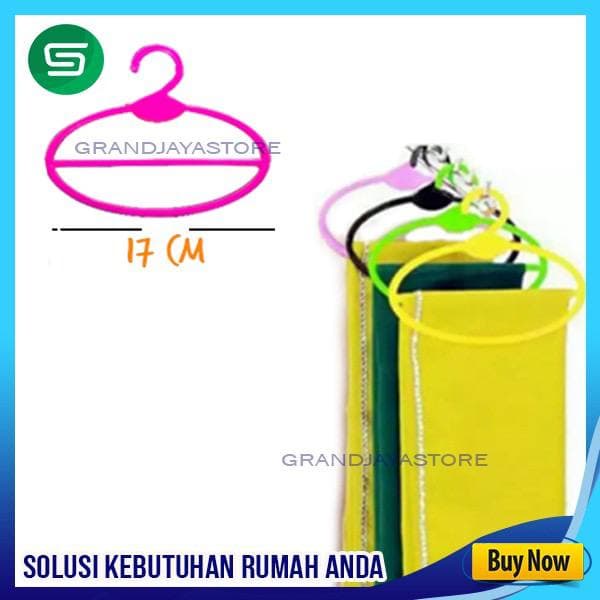 JT - 1 PCS Hanger Gantungan Jilbab Syal Oval / Gantungan Kerudung