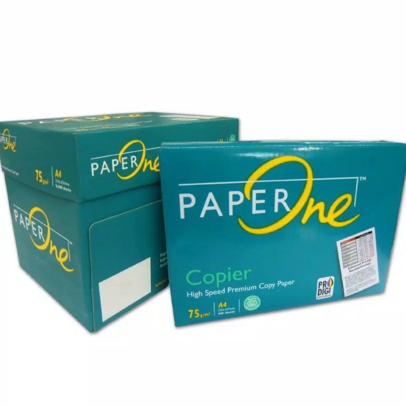 Jual Kertas Hvs Paper One Ori A4 75gr 1 Rim Shopee Indonesia