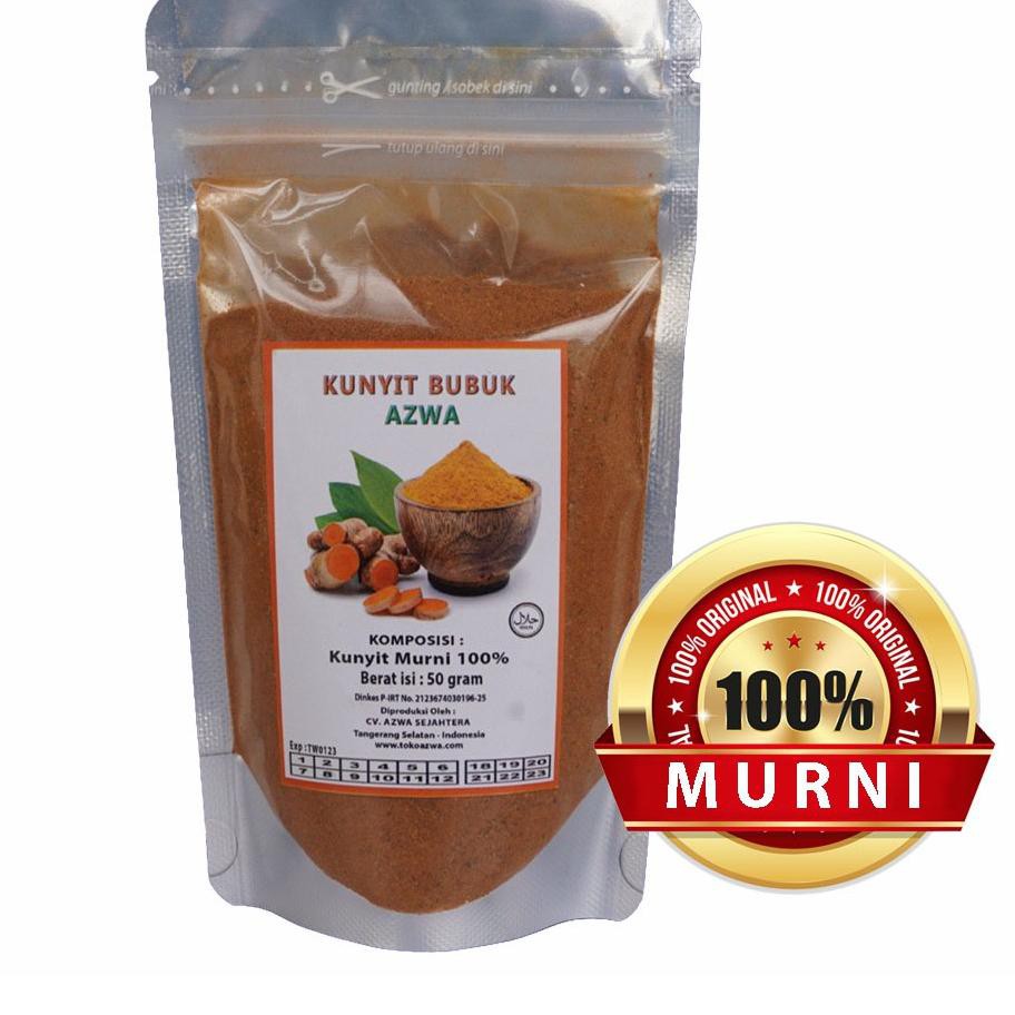 

F⚡ASH SALE Kunyit Bubuk Azwa Murni 100%