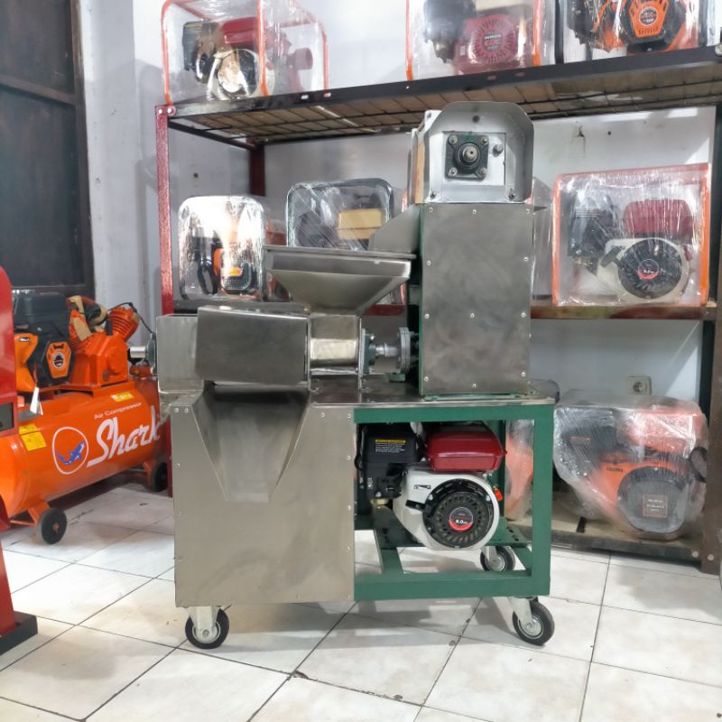 Mesin parut kelapa & peras santan kelapa multifungsi