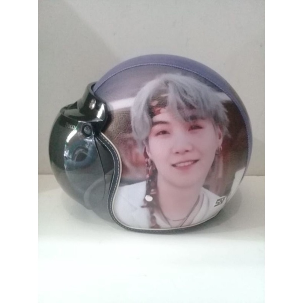 Zuhrifahshop) HELM BOGO RETRO MOTIF BTS