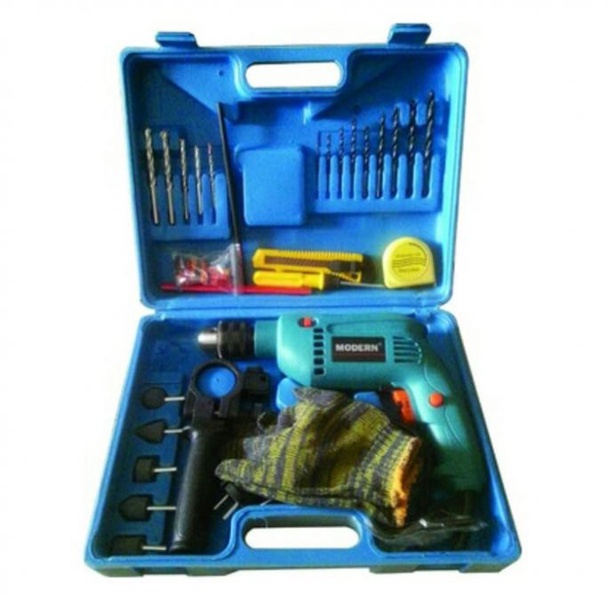 PROMO - BOR LISTRIK MODERN 1SET PLUS MATA BOR / BOR KOPER 13MM /