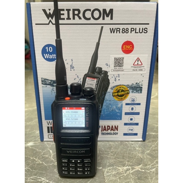 HT Weircom WR 88 plus dualband waterproof 10 watt