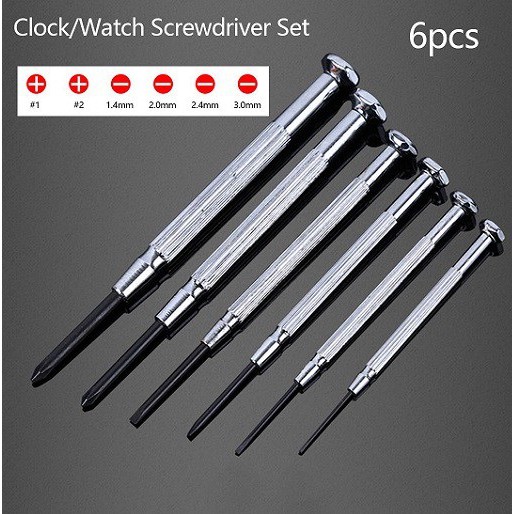 Obeng Kecil HP / Jam Tangan Screwdriver Set ( 6 in 1 ) Screw driver Repair Tools isi 6 Pcs.