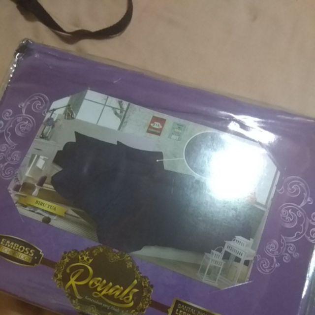 Sprei Royals Polos Jaquard Embos Single 120x200 T30cm / Kasur No.3