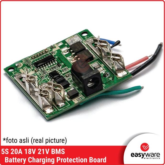BMS 5S 20A 18V 21V Battery Charging Protection Board 5S BMS Module easywa53 dijamin