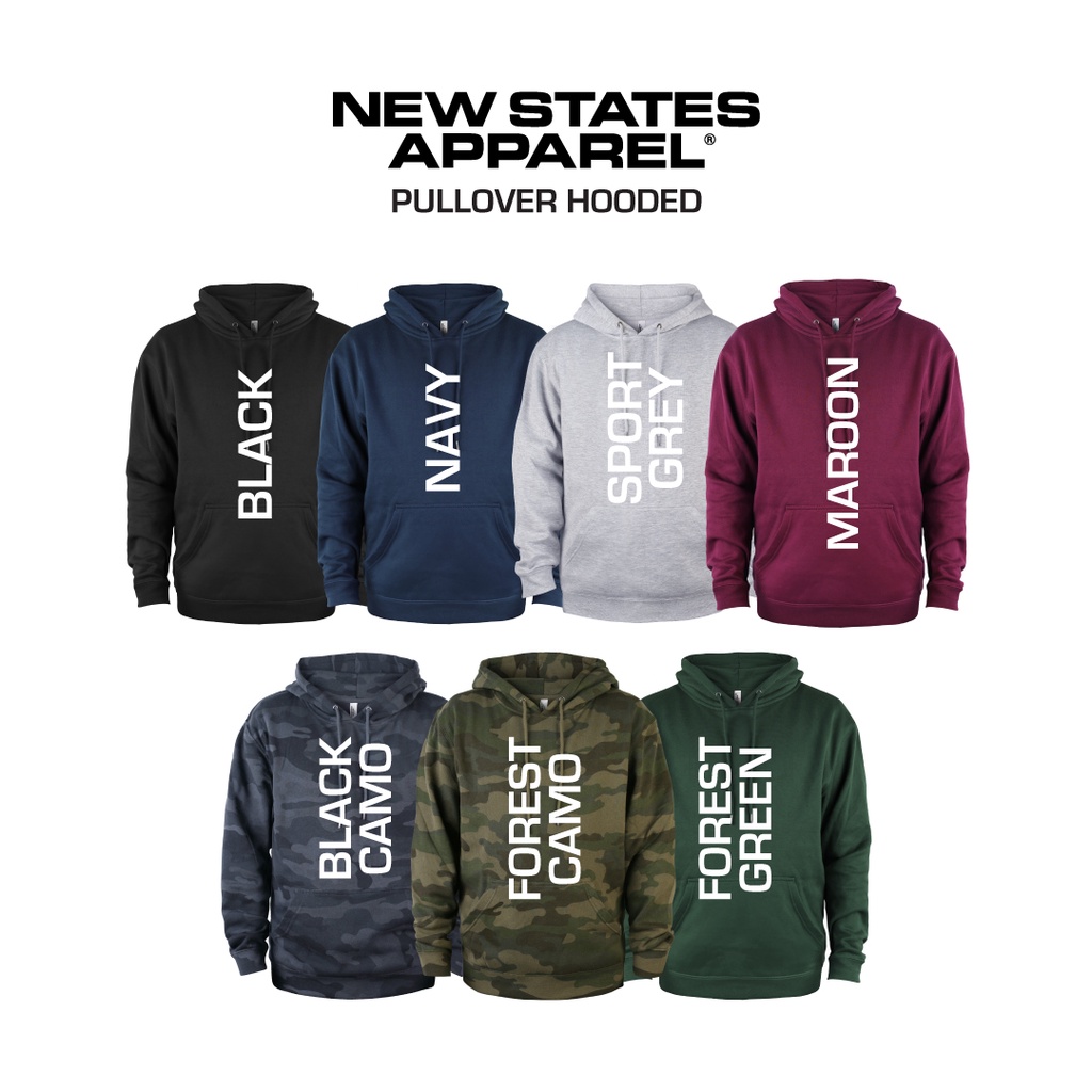 Jaket Polos Hoodie New States Apparel 9500 Bahan Premium Dan Berkualitas (Part -1)