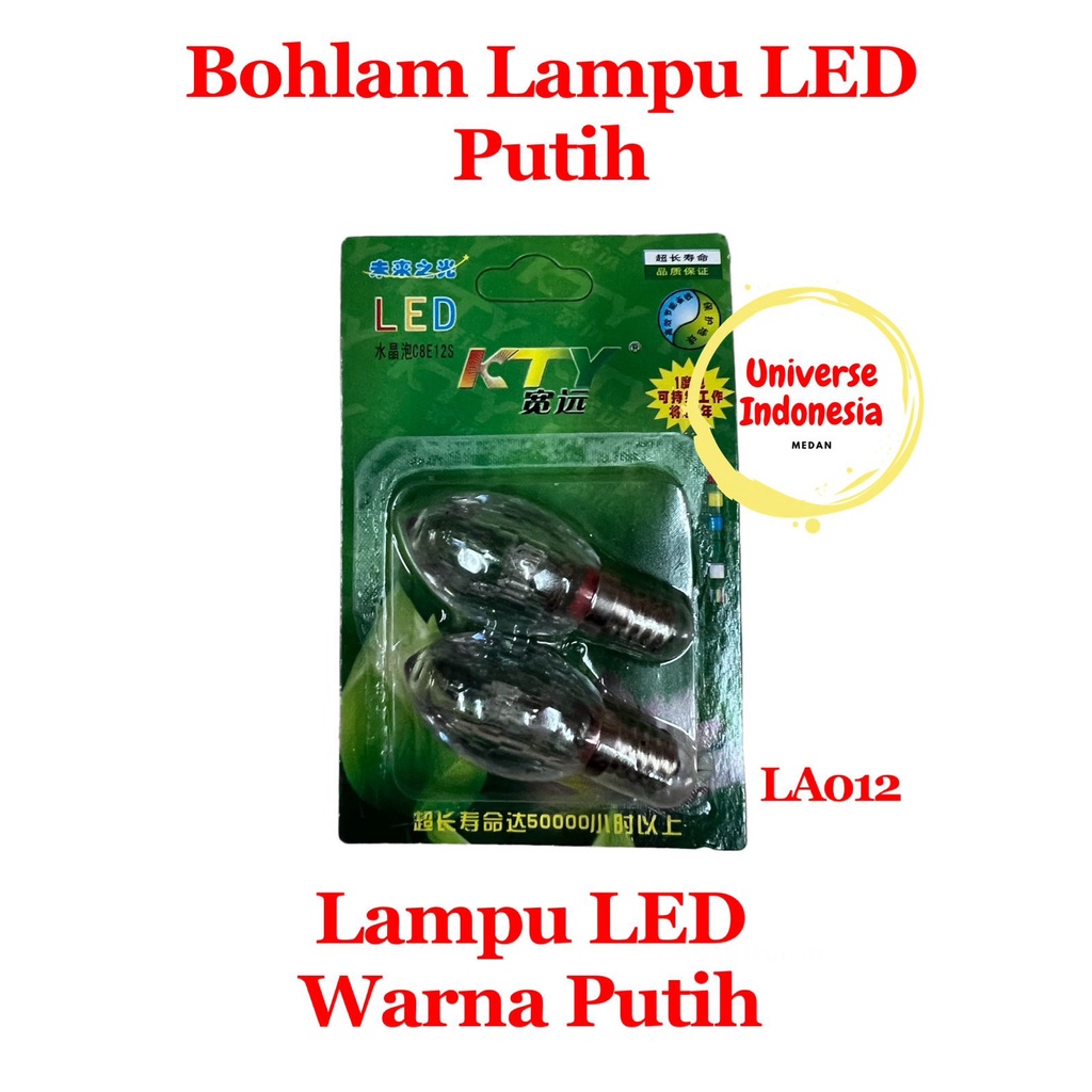 BOHLAM BOLA LAMPU SEMBAHYANG LED PUTIH