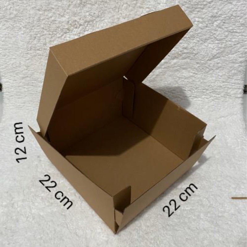 

KARDUS / BOX KUE TART / ROTI / BOLU UK. 22x22x12cm
