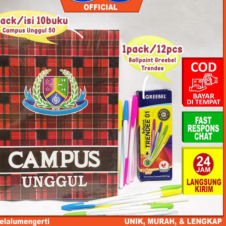 

Diskon Minggu Ini!! IDOLMART Buku Tulis Campus Unggul isi 50 Lembar Buku Tulis Sekolah Boxy qljc35