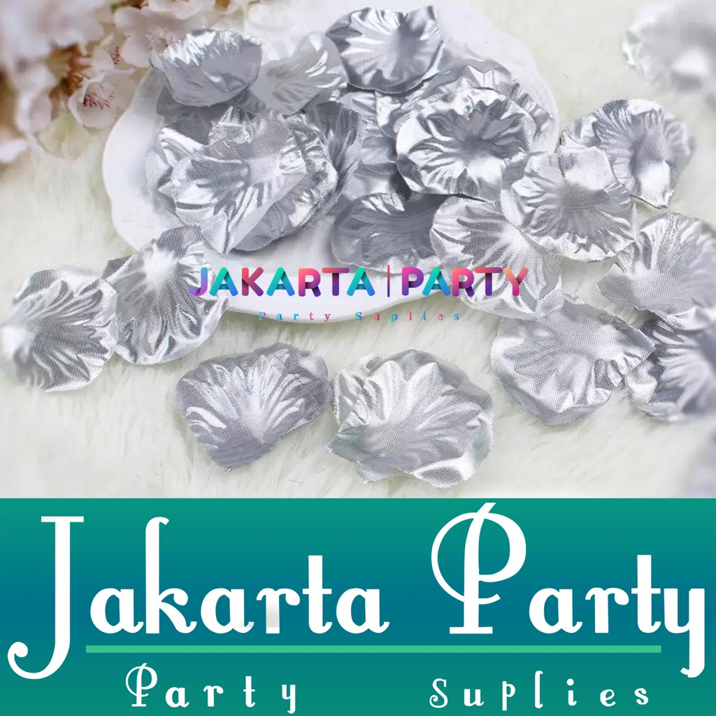 Rose Petals Silver / Kelopak Bunga Mawar / Rose petal Confetti