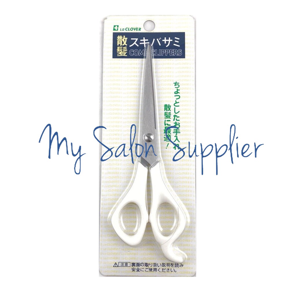 Gunting Potong Rambut Salon Gigi Penipis / Biasa Clover