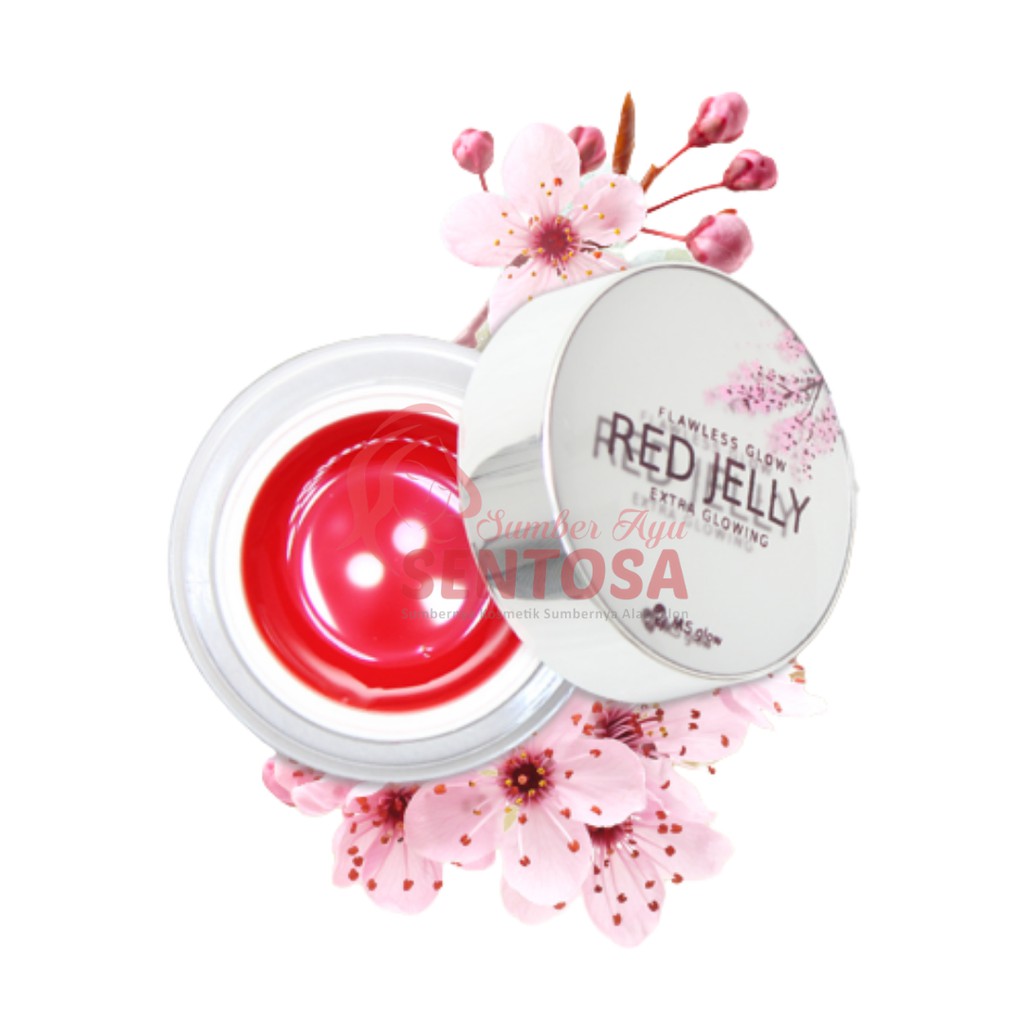 MS GLOW FLAWLESS GLOW RED JELLY EXTRA GLOWING 15GR