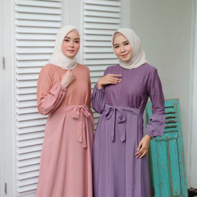 FEBBY BRUKAT DRESS / GAMIS BRUKAT / GAMIS LEBARAN