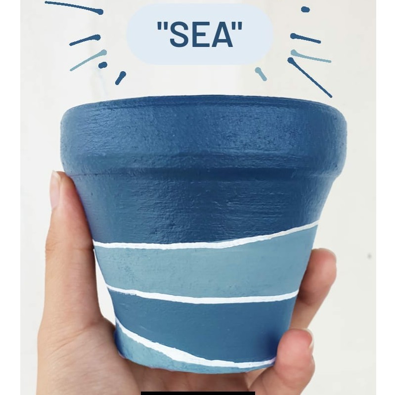 SEA CLAY POT [POT GERABAH]