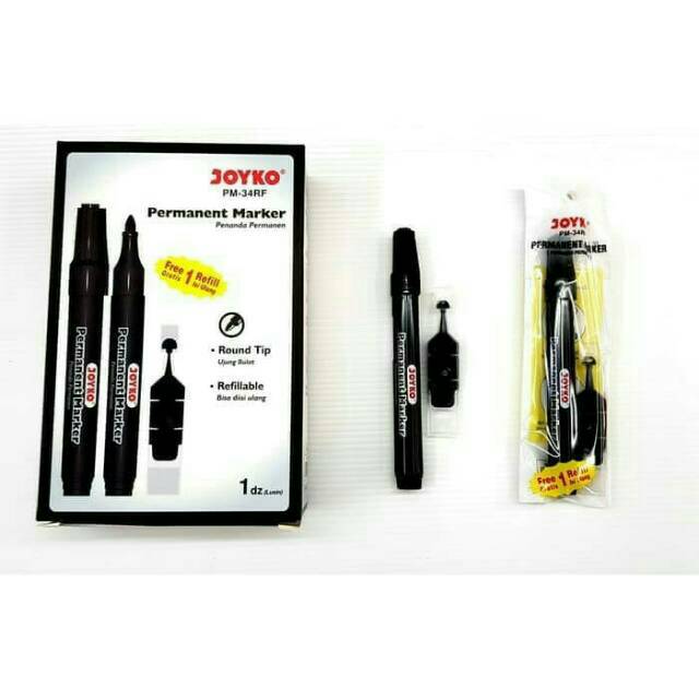

PM-34RF Spidol Permanen Marker Joyko Free refill