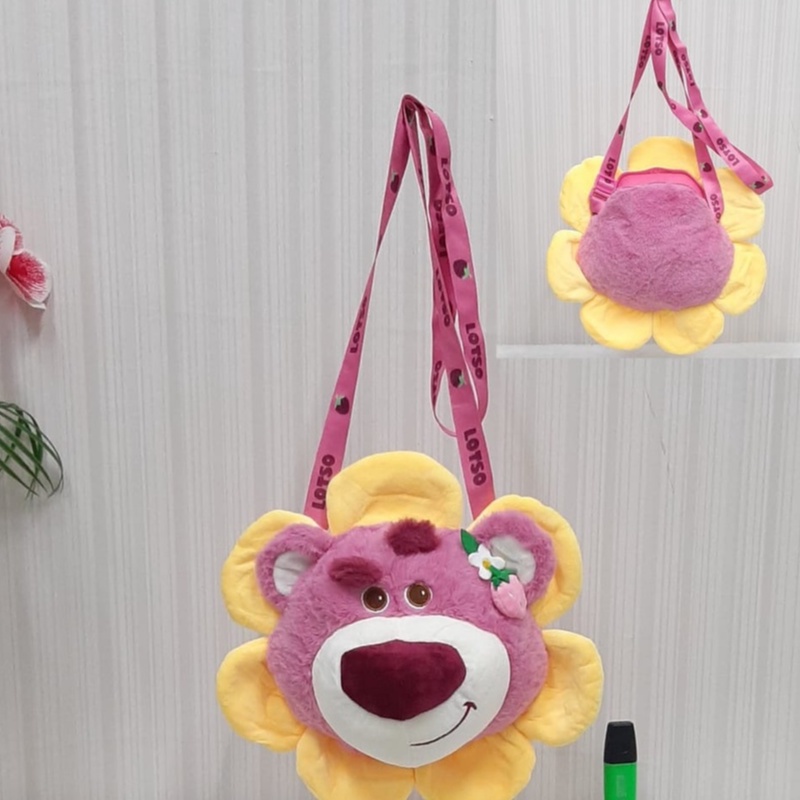 Tas Selempang Lotso Bunga Matahari/Tas Slempang Anak Perempuan Slingbag Donald Deasy