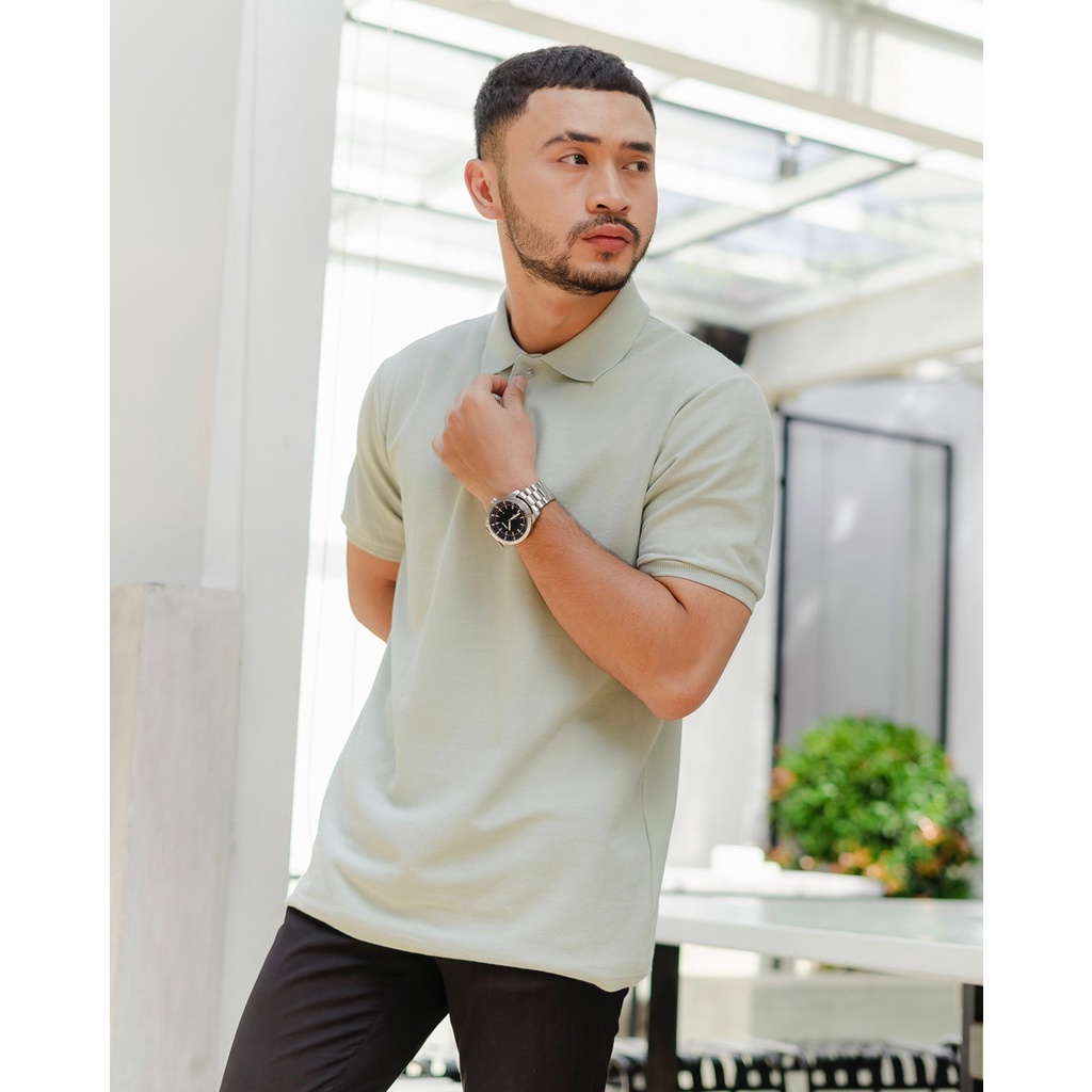 AKITA POLO SHIRT - Kaos Polo Pria in Mint Green