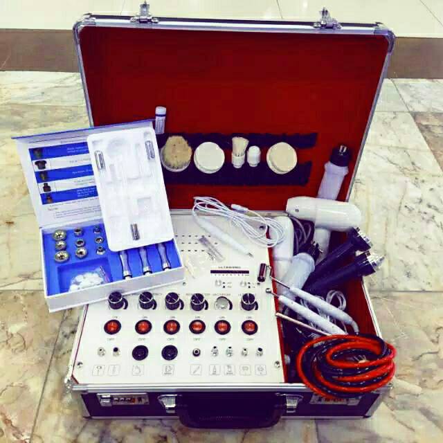 Alat Facial 8in1 Microdermabrasi Model Box